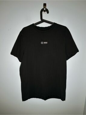 Official Mercedes AMG Petronas F1 Lewis Hamilton 44 Black T-Shirt Size Large